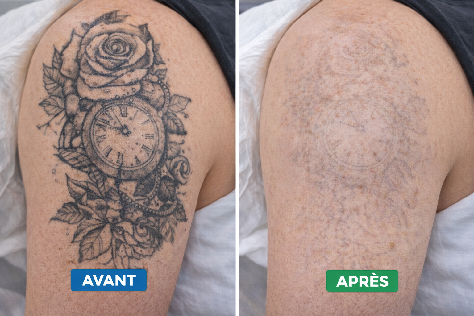 avant après hifu cifu èlife soin visage retendre peau