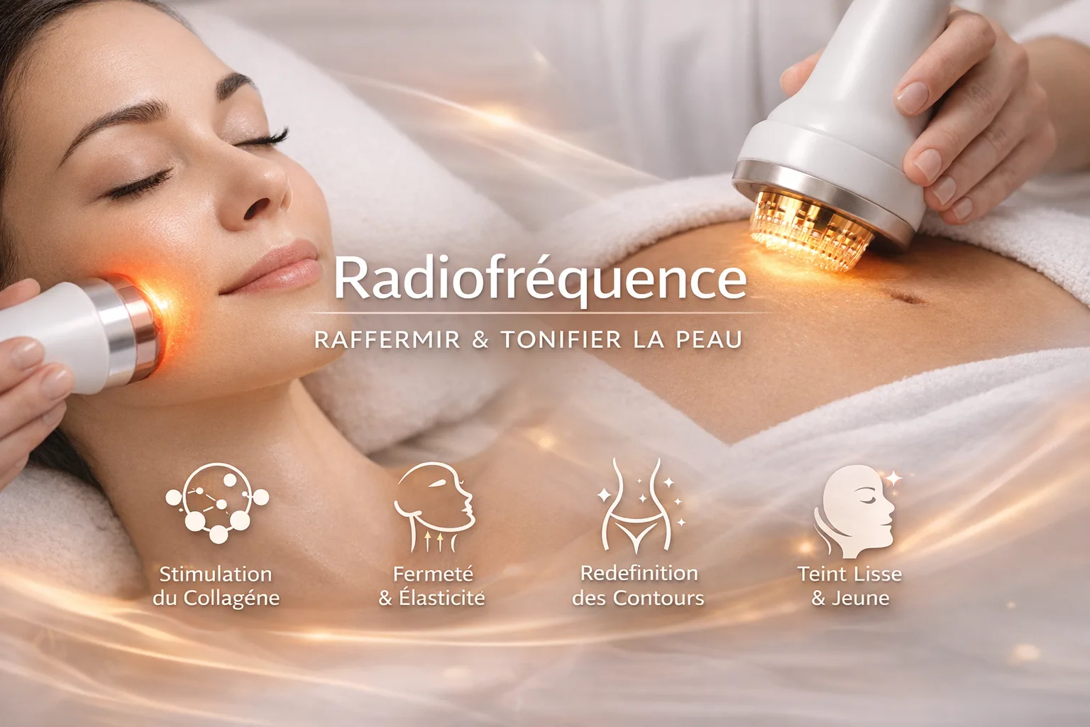 Soin de radiofréquence visage et corps au Domaine de la Carrière